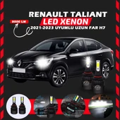 Renault Taliant 2021-2023 Uzun Far Uyumlu Şimşek Etkili Led Xenon Light Series H7 thumbnail 1