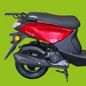 APEC PS3 49.4CC BENZINLI MOPED KIRMIZI - 2