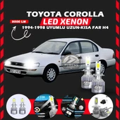 Toyota Corolla Efsane Kasa Uzun Kısa Far Uyumlu Şimşek Etkili Led Xenon Performance Series H4 thumbnail 1