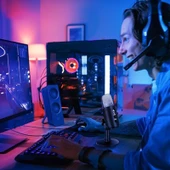 Monozone Oyuncu Yayıncı Mikrofonu RGB Profosyonel Youtuber Tiktok Twitch Canlı Yayın Podcast Discord - 3