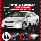 Toyota Corolla 2008-2012 Sis FarI Uyumlu Şimşek Etkili Led Xenon Light Series H11 thumbnail 1
