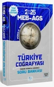 2025 MEB AGS Türkiye Coğrafyası Soru Bankası Çözümlü Pusula Serisi CBA Yayınları - 1