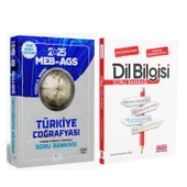 CBA Yayınları 2025 MEB AGS Türkiye Coğrafyası ve AKM Dil Bilgisi Soru Bankası Seti 2 Kitap - 1