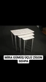 MOLENİ MİRA GÜMÜŞ ZİGON SEHPA - 1