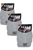 Feta 3'lü Erkek Penye Boxer - 1