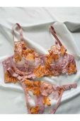 CozyChic Arona Lingerie Rose Model Balenli Sütyen Takımı - 2