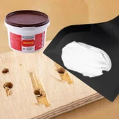 Mobilya Ahşap Parke Masa Sehpa Çizik Tamir Dolgu Boşluk Doldurucu Macunu Süt Beyaz Renk 1 Kg - 4