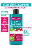 PROCSİN AŞIRI YAĞLANMA KARŞITI ELMA SİRKESİ ŞAMPUANI 300 ML - 4