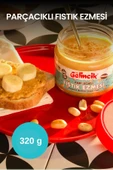 Gelincik Kahvaltılık Sürülebilir Doğal Katkısız 300gr Özel Üretim Şekersiz Parçacıklı Fıstık Ezmesi thumbnail 1