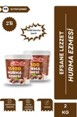 Gelincik 2'li Set Katkısız Doğal %100 Sade Hurma Ezmesi %100 Hurma Dolgusu 2KG Hurma Püresi 2 Adet - 1