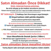 MN6 M108XF 150 Metre Internet Kablosu/FTP 0,60MM Cat6 23AWG/İKI Kat Korumalı/ethernet Kablosu 150 Metre/iç Dış Mekan Uyumlu/high Performance Cable - 10