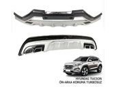 Hyundai Tucson 2015 2018 Uyumlu Ön Arka Tampon Koruması Difüzör - 1