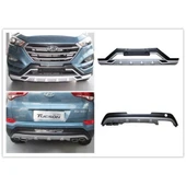 Hyundai Tucson 2015 2018 Uyumlu Ön Arka Tampon Koruması Difüzör - 2