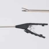 Laparoskopik Düz Needle Holder - Plastik Saplı - PraticMed - 2