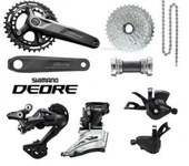 Shimano deore fc-m 4100 2-10 Vites mtb grupset - 1