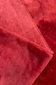 Warm Embrase Kırmızı Çift Kişilik Peluş Battaniye - 4