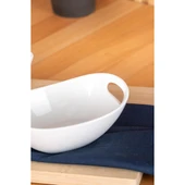 BİANCO PERLA OVAL KASE - 16.5 CM - 1