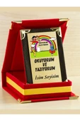 Kişiye Özel Okuyorum ve Yazıyorum Plaketi ( Mini Plaket ) - 1