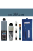 Cadence Boya Fayans Tezgah B-Ambiente Islak Zemin Aw-20 KoyuArd Gri 500Ml Katalizör 30Gr MAT Taş Vernik 250 Saten Rulo S - 1