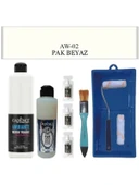Cadence Boya Fayans Tezgah B-Ambiente Islak Zemin Aw-02 PakBeyaz 500Ml Katalizör 30Gr MAT Taş Vernik 250 Saten Rulo Set - 1