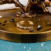 14 Ayar Altın Trend Taşlı Yüzük - 2