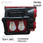 ARWOAN ÇOK FONKSİYONLU TAŞINABİLİR LAMBA, EL FENERİ - 8