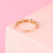 14 Ayar Altın Trend Taşlı Yüzük - 5