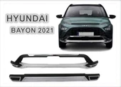 Hyundai Bayon Uyumlu 2021 Sonrası Ön Arka Tampon Koruma Difüzör - 1