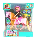 Nini Love Binici Bebek Pembe At - 1