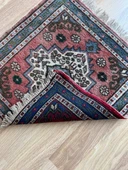 57x60 cm Küçük Vintage El Dokuma Kilim, Çiçek Desenli Geleneksel Türk Halısı, Küçük Dekoratif Halı, Harika Hediye - 8