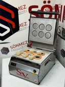 Sönmez Vakum 70 Mm Sos Kabı Yapıştırma Kapatma Makinesi Dürüm Sosu Paketleme Makinası thumbnail 2