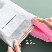 Pilli Poşet Ağzı Kapatıcı Plastik Paket Ambalaj Ağız Yapıştırma Kapatma Vakumlama Aparatı Magnetli - 4