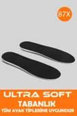 87X Yumuşak Ortopedik Tabanlık,rahat Tabanlık,konfor Tabanı,spor Tabanlığı,erkek,kadın,siyah thumbnail 1