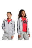 adidas Unisex Çocuk   Sweatshirt J 3S FL FZ HD JD6493 - 7