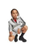 adidas Unisex Çocuk   Sweatshirt J 3S FL FZ HD JD6493 - 4