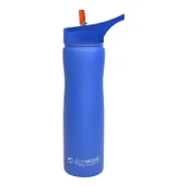 Eco Vessel Summit Insulated Steel Straw Bottle Termos 0.75 Litre-MAVİ - 1