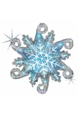 Kar Tanesi Frozen Elsa Kış Konsept Snowflake 9 Yaş Balon Konsept Doğum Günü Set Yaş Balon Set - 2