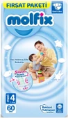 Molfix Bebek Bezi Beden:4 (7-14Kg) Maxi 62 Adet Fırsat Pk thumbnail 7