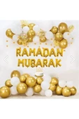 Ramazan Mubarak Balon Set Eid Mubarak Balon Set Ramazan Balon Seti thumbnail 1