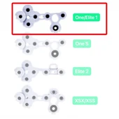 Xbox One İç Lastik Kol Tamiri Silikon İletken Yedek Parça thumbnail 2