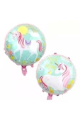 Unicorn Kedi Kitty Konsept 4 Yaş Balon Unicorn Konsept Doğum Günü Set Yaş Balon Set thumbnail 3