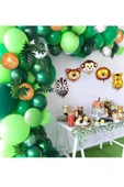 Safari Temalı Zincir Balon Seti Safari Parti Balonu - 1