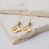 Therapy Sallantılı 14 Ayar Altın Küpe thumbnail 3