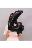 Siyah Rakam Balon Folyo 4 Yaş Rakam Balon 76cm (34 Inc Helyum Uyumlu) thumbnail 1