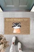 Dijital Baskı Kişiye Özel İç Kapı Dekorasyon Paspas  PS11196 - 1