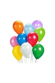 Latex Karışık Renk Balon 10 Adet thumbnail 1