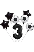 Futbol Konsept 3 Yaş Balon Set Maç Konsept Doğum Günü Set Yaş Balon Set thumbnail 1