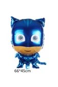 Pijamaskeliler 1 Yaş Balon Seti Pjmasks Konsept Helyum Balon Set Pijamaskeli Doğum Günü Set thumbnail 4