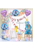 Frozen Elsa 1 Yaş Balon Seti Karlar Ülkesi Konsept Helyum Balon Set Frozen Elsa Doğum Günü Set thumbnail 1