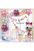 Lol Suprise 3 Yaş Balon Seti Lol Bebek Konsept Helyum Balon Set Diva Lol Bebek Doğum Günü Set thumbnail 1